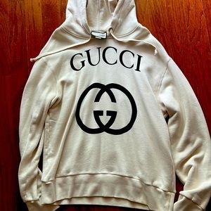 Gucci Cream Hoodie. Size XL
